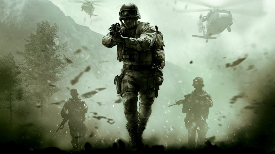 Cover image for 207's Call of Duty: Modern Warfare. A soldier is running facing the viewer with his weapon raised.