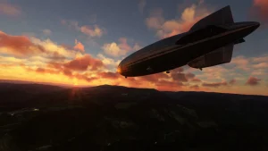 The Hindenburg flight in Flight Simulator