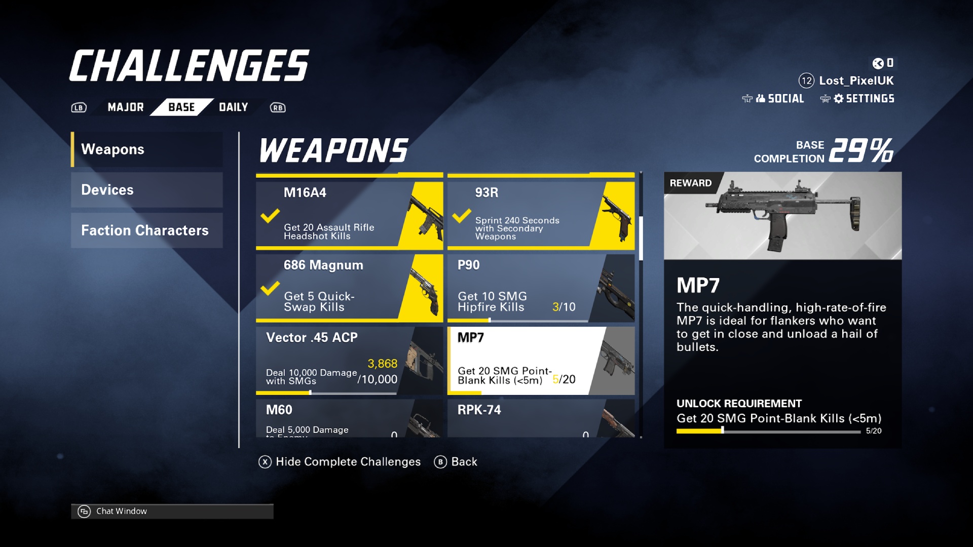 The MP7 challenge in XDefiant