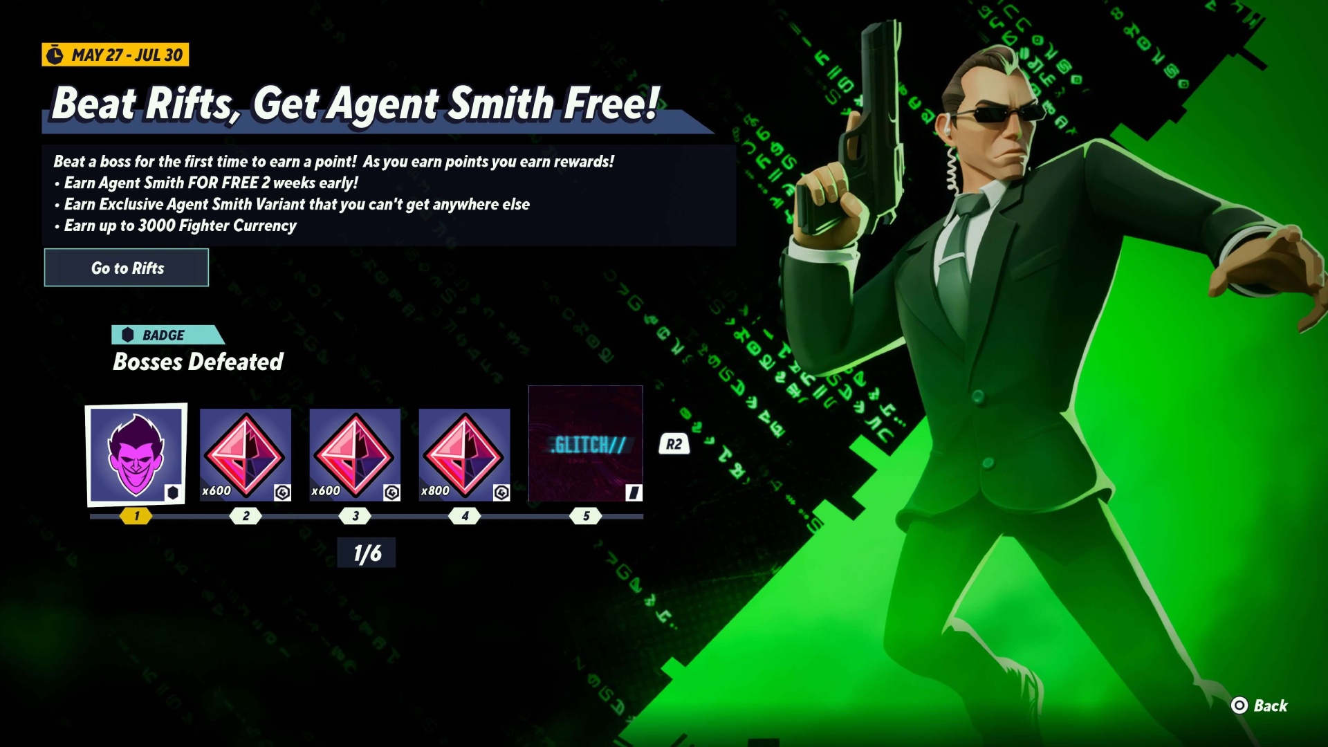multiversus agent smith challenge