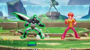 Batman and Shaggy fighting in MultiVersus