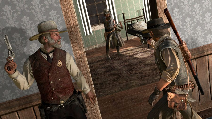 A screenshot from Red Dead Redemption
