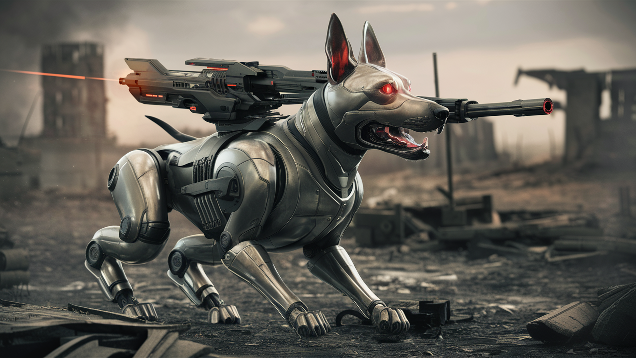 The United States Marines have robot dogs — equipped with firepower
