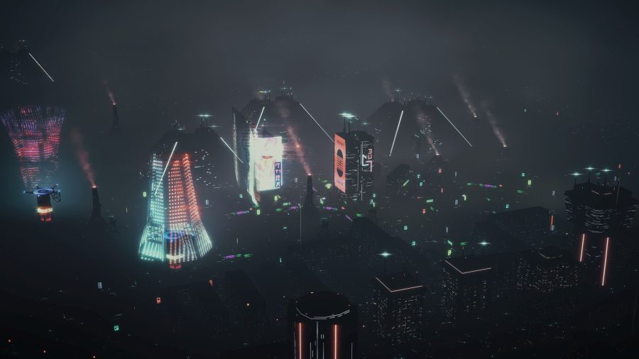 A city created in Dystopika