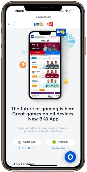 BK8 Mobile Casino App