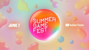title card for summer game fest, which aired june 7 at the YouTube Theater in los angeles