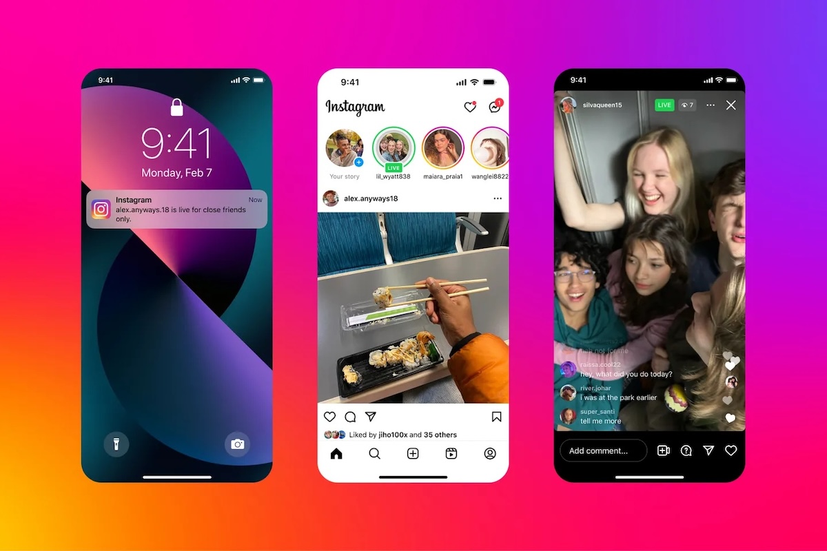 Instagram introduces Live broadcasts for ‘Close Friends’