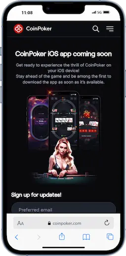 Play Texas Poker at CoinPoker Step 4