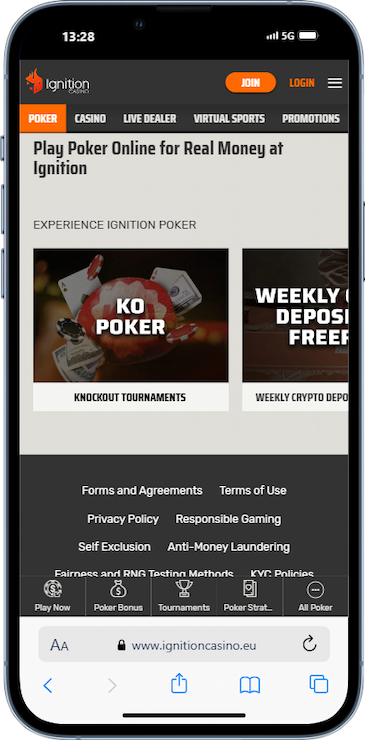 Ignition Online Poker In Ohio