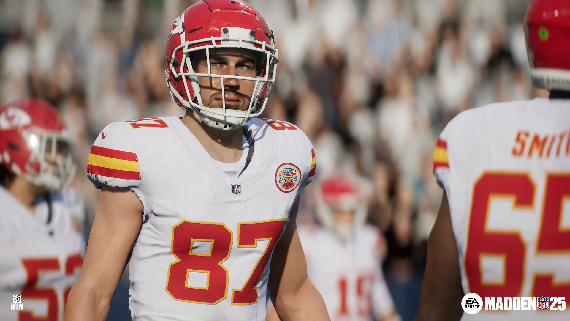 Kansas City's Travis Kelce, aka Mr. Taylor Swift, as the NFL tight end appears in Madden NFL 25
