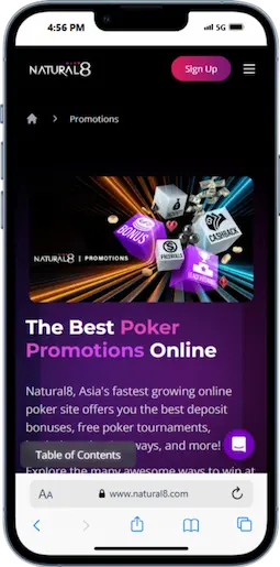 Singapore Online Poker at Natural8