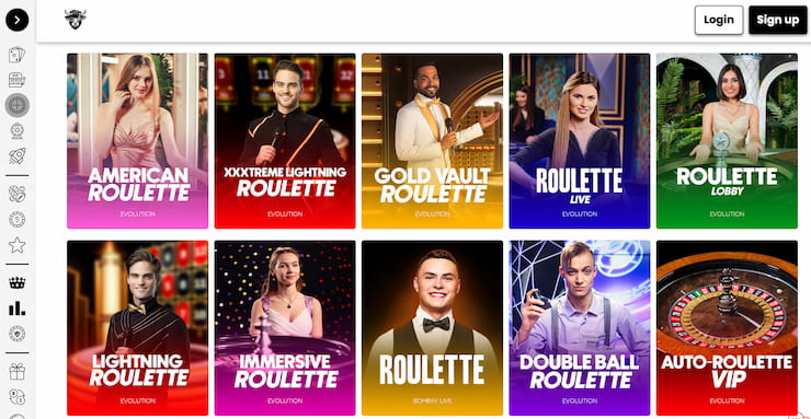 Roulette Games at WSM Casino