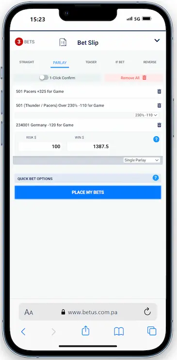SGP+ betting