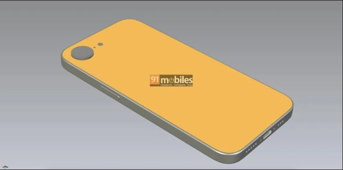 Bocoran render CAD iPhone SE 4