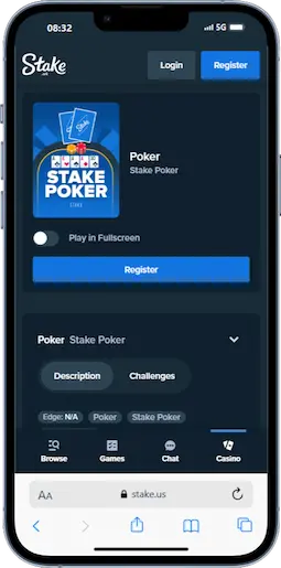 Singapore Online Poker at Stake Poker