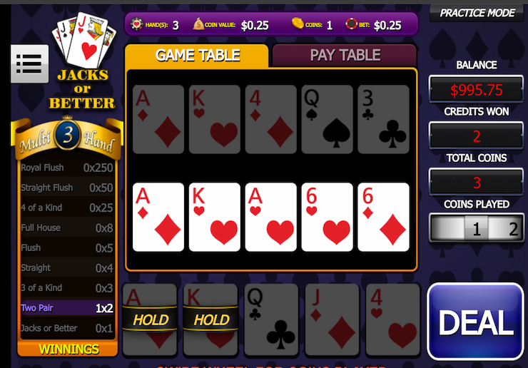 how to play video poker