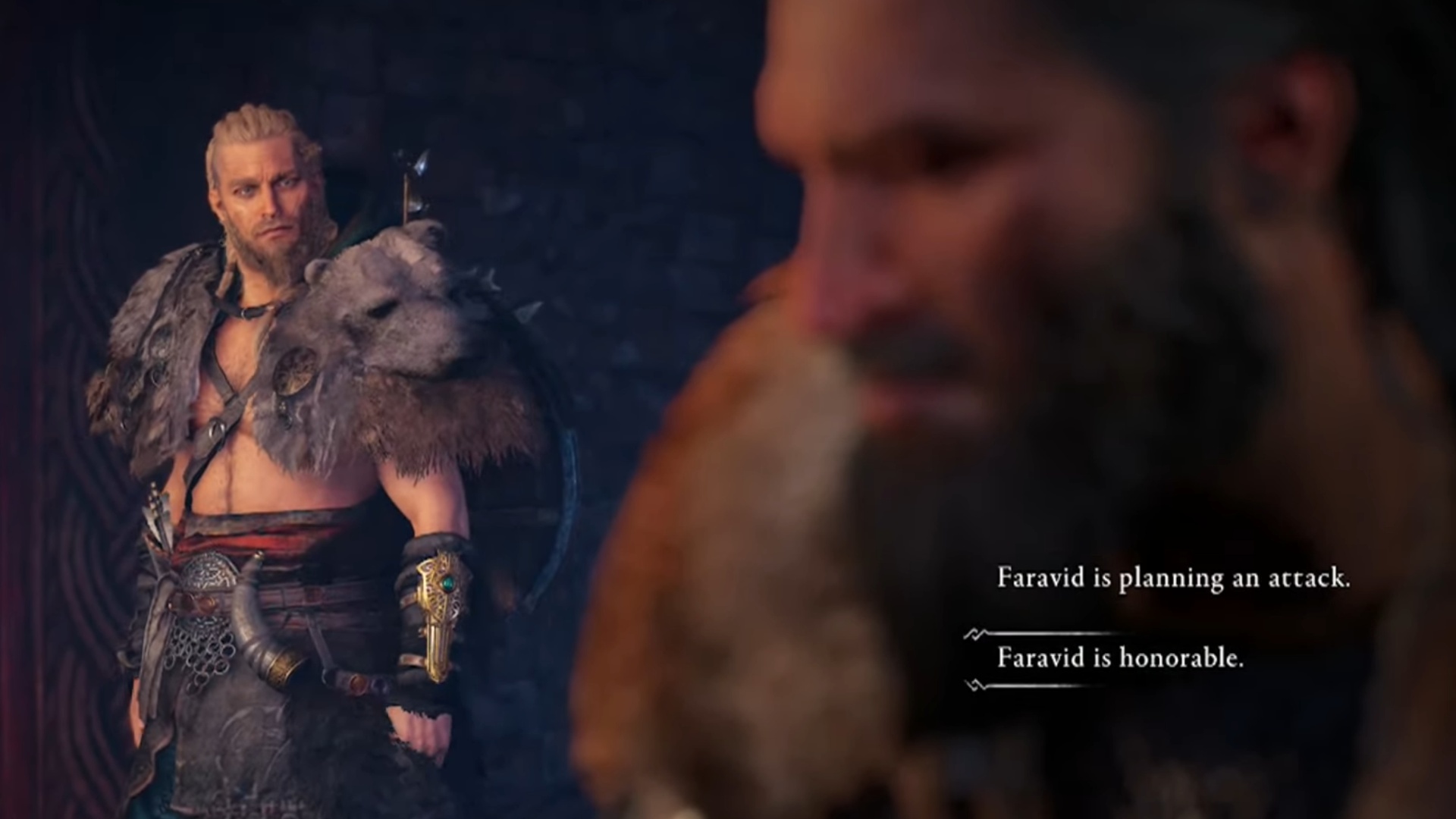AC Valhalla Faravid is honorable or Faravid is planning an attack