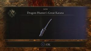 dragon-hunters great katana in shadow of the erdtree
