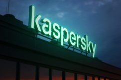Kaspersky logo on building