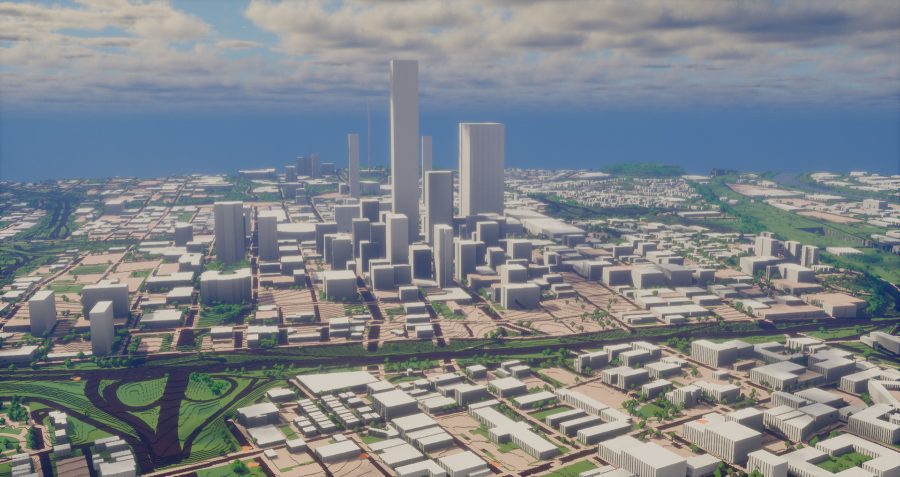 I don’t think we are in Kansas anymore as Minecraft builder replicates US city at 1:1 scale using software they developed