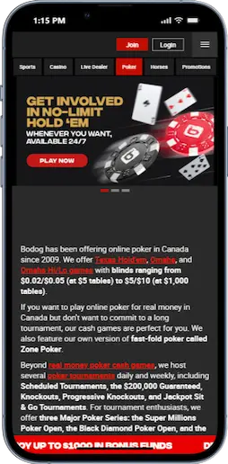 online poker canada