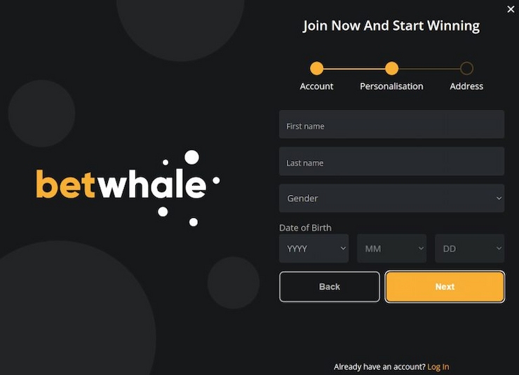 personal details betwhale