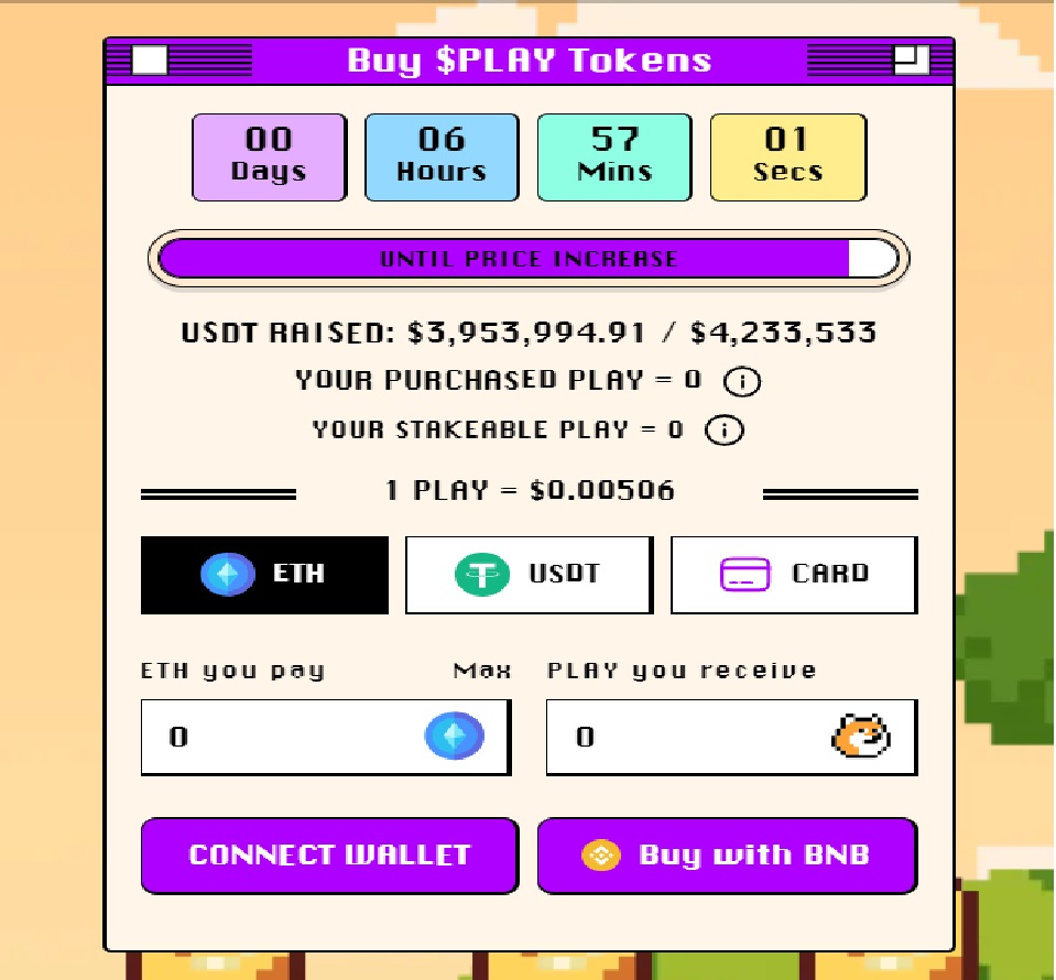 New Play to Earn Token Nears 4 Million In Presale Combining Gaming 