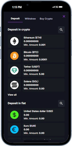 Step 3 – Make Your First Deposit