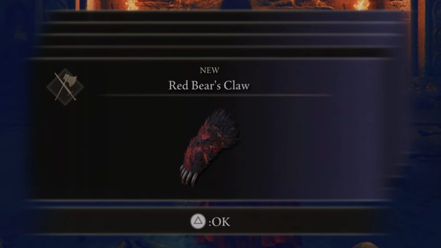 red bears claw elden ring