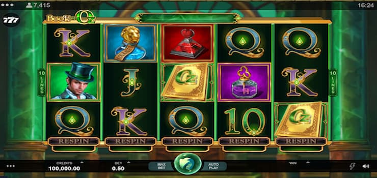 Book Of Oz Casino Slot Game