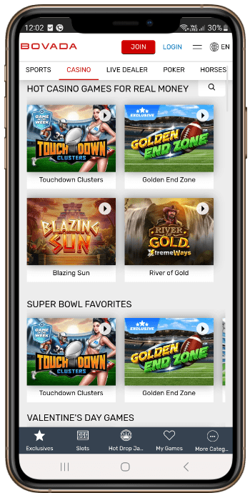 Bovada Games Online