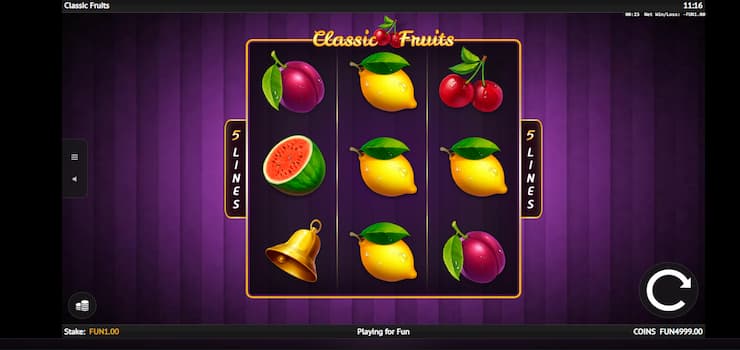 Classic Fruits Slot Game