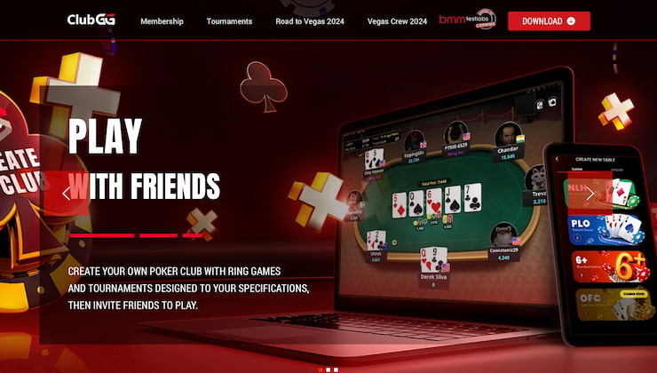 ClubGG Poker Homepage