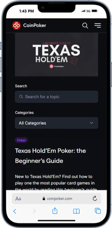 Learn Poket sat CoinPoker