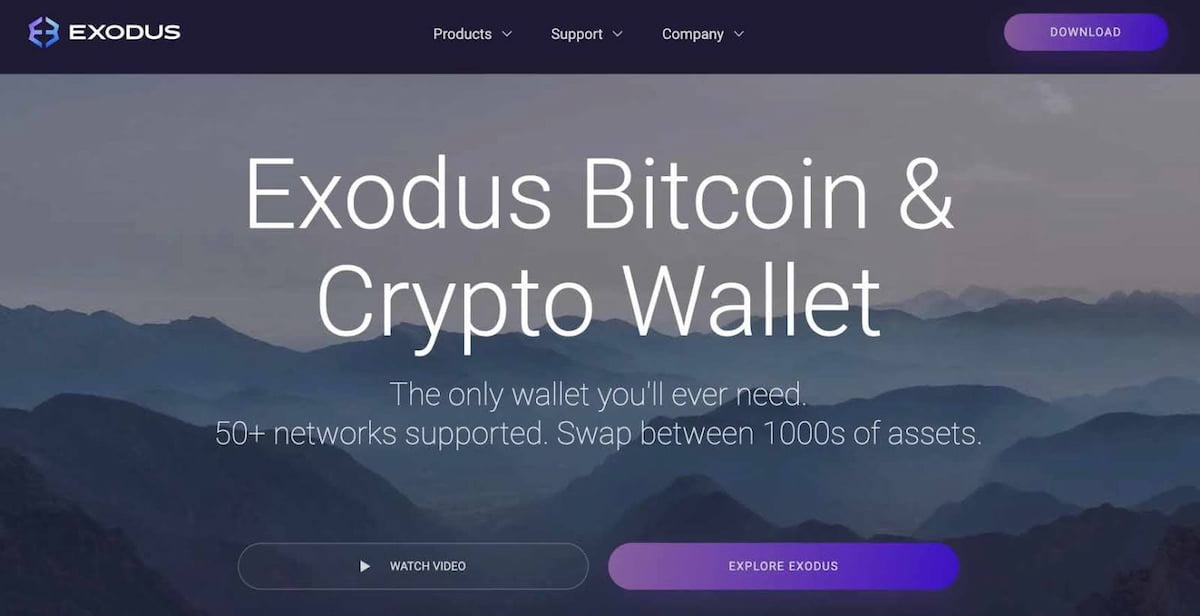 Exodus Ví tiền điện tử phi tập trung