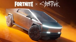 Tesla's Cybertruck in Fortnite image