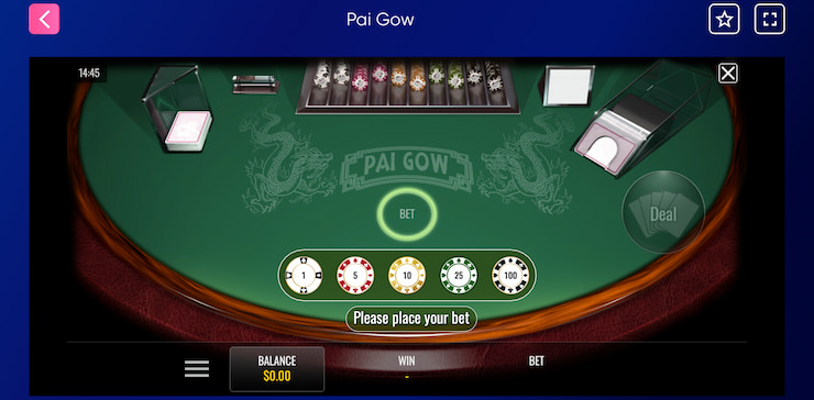 Pai Gow Poker at Las Atlantis