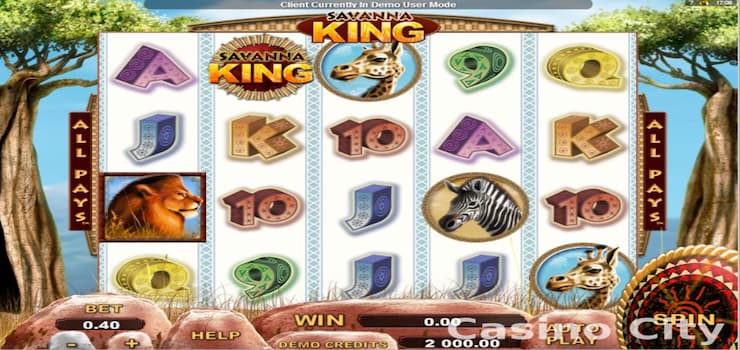 Savannah King Casino Slot Game