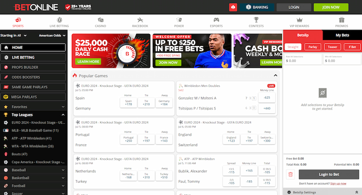 BetOnline sportsbook