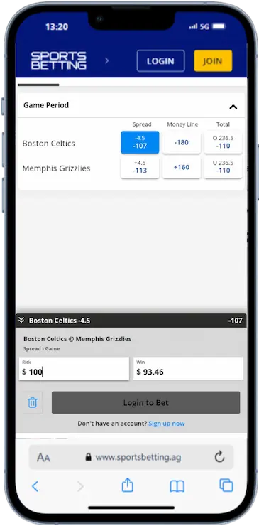 Sportsbetting.ag NBA Wagering