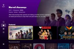 Screenshot of Tubi's homepage with movies and TV shows