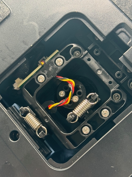 An image inside the trapdoor showing the Ursa Minor Airline's gimbal