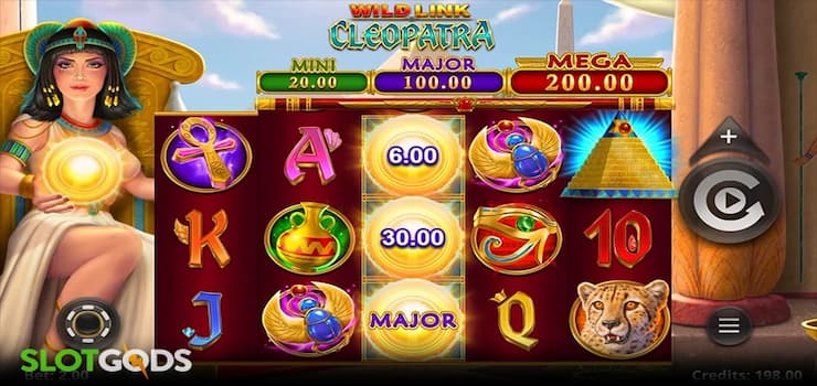 Wild Link Cleopatra Video Slot Machine 