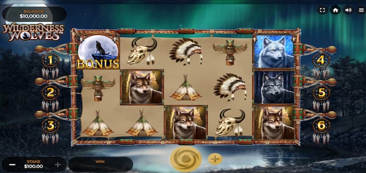 Wilderness Wolves Casino Slot Game