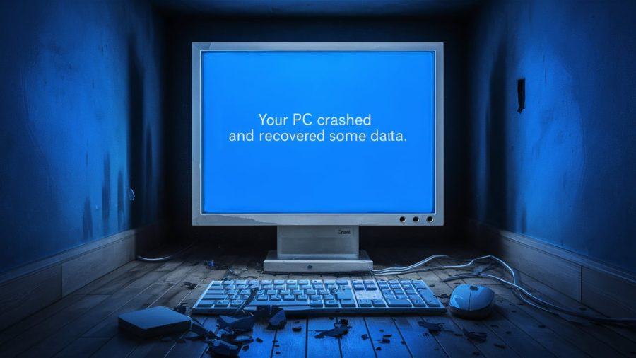 AI image of the "blue screen of death" / CrowdStrike issues new guidance hub after mass IT outage.