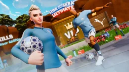 Man City in Fortnite earlier this year
