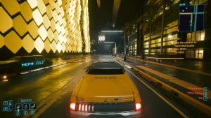 The taxi mod for Cyberpunk 20277