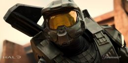 A picture of Master Chief from the live action Halo TV show