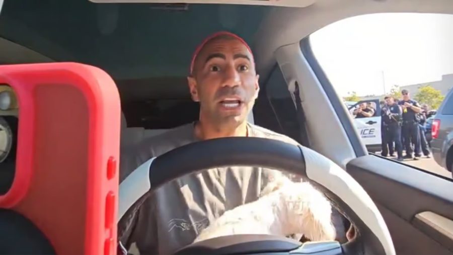 Kick Streamer Fousey gets swatted live in middle of parking lot