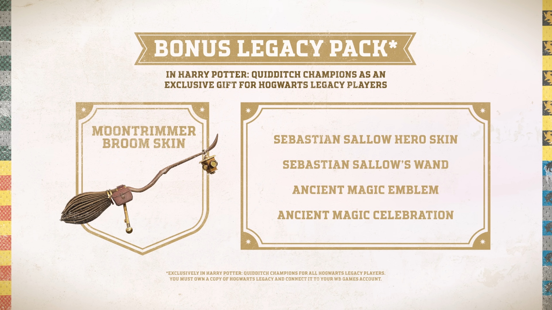 how to get harry potter quidditch champions legacy pack